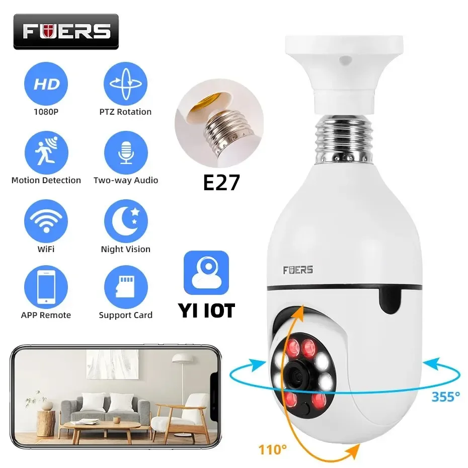 Wifi Bulb Surveillance Camera