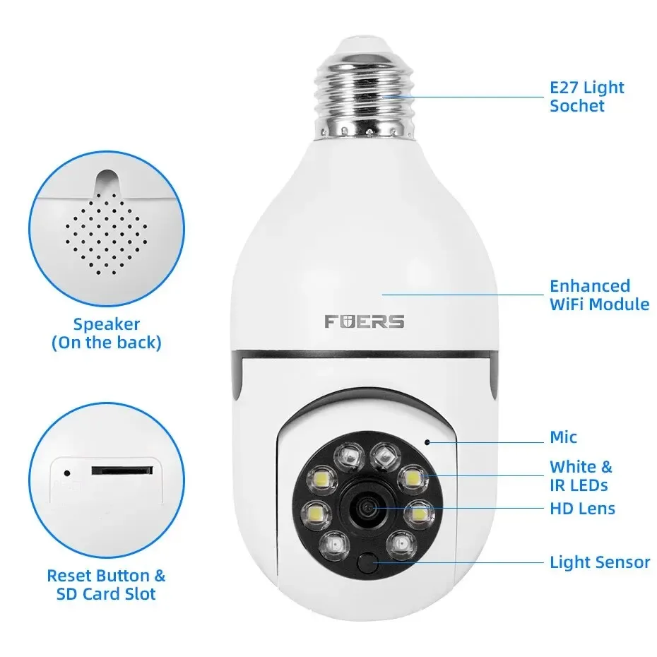 Wifi Bulb Surveillance Camera - Image 7