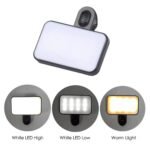Mini Selfie Fill Light 3Modes Adjustable Video Conferencing Fill Light Rechargeable Brightness Clip On For Computer Mobile Phone - Image 4