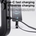 Smartphone Video Rig with Light Cell Handheld Stabilizer with Ring Light for Filmmaking Live YouTube Tiktok Video Recording - Image 4