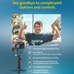 AOCHUAN Smart XPro Smartphone 3 Axis Gimbal Stabilizer For iPhone and Android Smartphone Shooting Video With fill light effect - Image 4