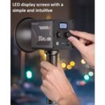 ZGRL-80W Bi-Color COB Video Light with Built-in Battery - Image 3