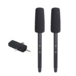 Wireless Interview Microphone Mobile SLR Camera Dedicated to News Reporters Outdoor Noise Cancelling Handheld 1 to 2