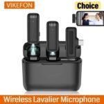 Wireless Microphone with Charger Case