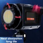 Video Studio Kit 150W Photography Light Dimmable Remote Control LED Lamp 2m Tripod Flash Studio Accessories 3000-6000K 3 Colors - Image 3