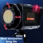 Video Studio Kit 150W Photography Light Dimmable Remote Control LED Lamp 2m Tripod Flash Studio Accessories 3000-6000K 3 Colors - Image 3