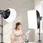 Video Studio Kit 150W Photography Light Dimmable Remote Control LED Lamp 2m Tripod Flash Studio Accessories 3000-6000K 3 Colors - Image 5