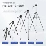 Yunteng VCT-668 Tripod for Camera Phone Support Cell Mobile Stand Video Shooting Professional Photo Consumer Electronics - Image 2