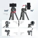 Yunteng VCT-668 Tripod for Camera Phone Support Cell Mobile Stand Video Shooting Professional Photo Consumer Electronics - Image 5