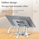 Foldable Tablet Bracket Stand 360 Degree Rotating Portable Laptop Bracket Hollow Heat Dissipation Height Adjustable Accessories - Image 3