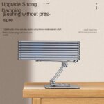 Foldable Tablet Bracket Stand 360 Degree Rotating Portable Laptop Bracket Hollow Heat Dissipation Height Adjustable Accessories - Image 4