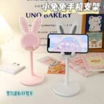 Little Rabbit Cute Cartoon Mobile Phone Stand Desktop Adjustable Surface Lift Lazy Selfie Live Support Stand - Image 3