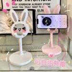 Little Rabbit Cute Cartoon Mobile Phone Stand Desktop Adjustable Surface Lift Lazy Selfie Live Support Stand - Image 4