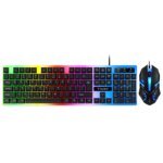 Gamer Keyboard And Mouse PC Gaming Keyboard RGB Backlit Keyboard Rubber Keycaps Wired Spanish Keyboard Mouse Gamer Gaming Mouse - Image 5