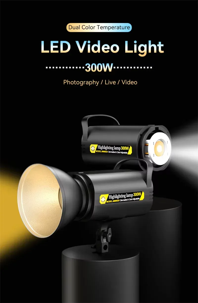 300W LED Video Studio Light - Image 5