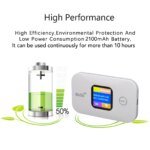 Travel WiFi Hotspot SIM Slot LED Display 4G 5G Mobile Hotspot 300Mbps Stable Connection Supports 10 Devices for Outdoor for RV - Image 2