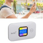 Travel WiFi Hotspot SIM Slot LED Display 4G 5G Mobile Hotspot 300Mbps Stable Connection Supports 10 Devices for Outdoor for RV - Image 5