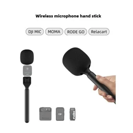 Handheld Wireless Interview Microphone Adapter